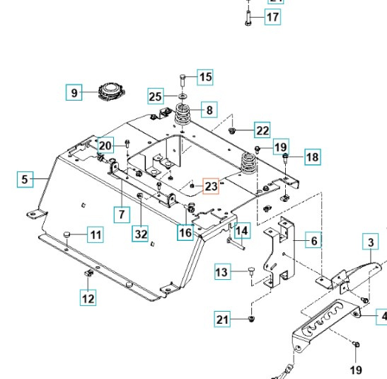 Tuerca 1/4-20 5320506-75