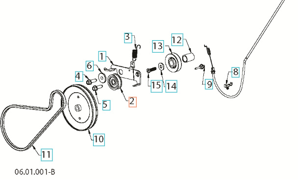 Polea, Loco, Plana 5321660-43
