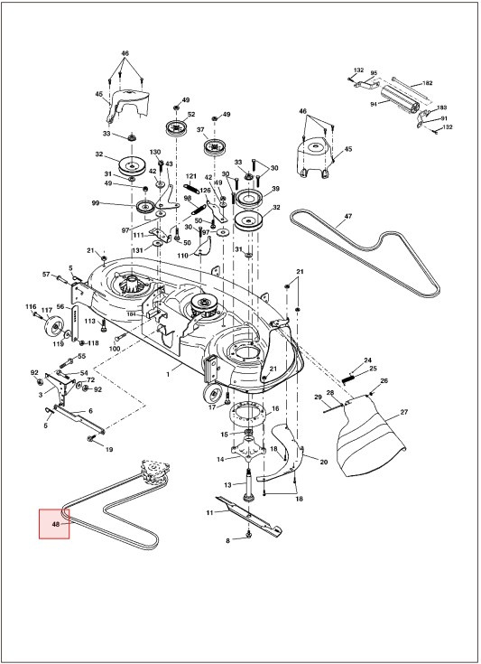 Correa GTH250, GTH2548, YTH1848, YTH2048, YTH2148, YTH2248