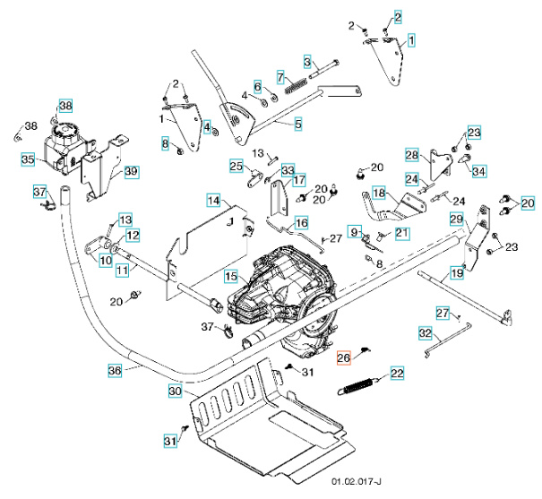 Marcha, rueda guía de tracción 5321928-73