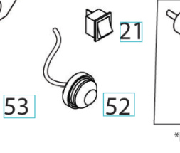 Conjunto de bombilla de cebado de combustible con manguera 5324249-49