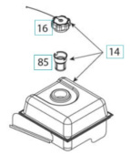 Kpl del tanque de combustible 5324292-09 Kpl del tanque de combustible 5324292-09