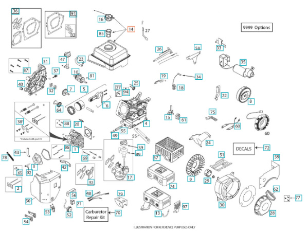 Kpl del tanque de combustible 5324292-09