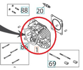 Tapa superior 5324292-54 Tapa superior 5324292-54