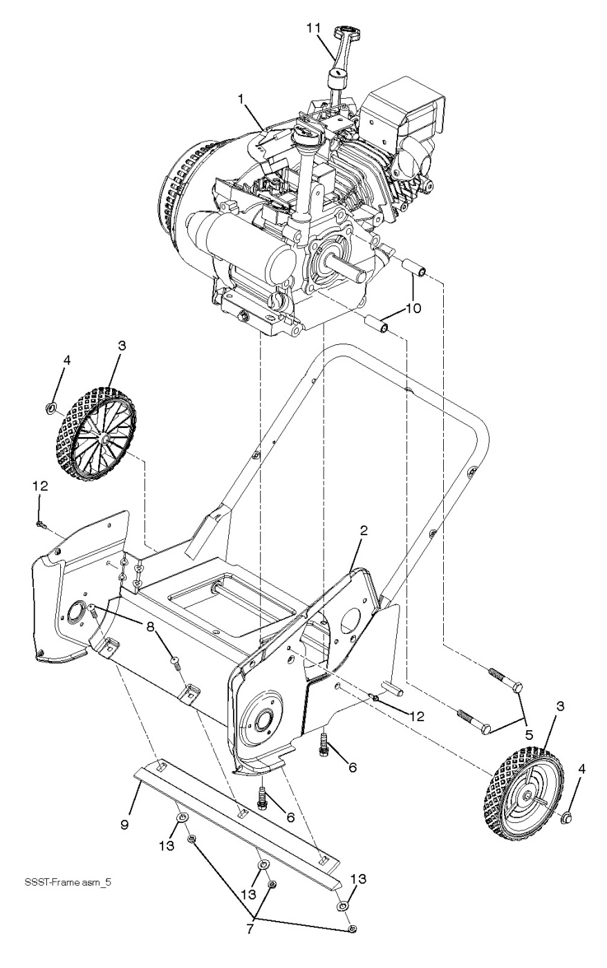 Rueda McCulloch SB121, ST53, MC621, MSB121