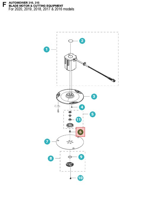 Tornillo K6SF M6X8 FZB