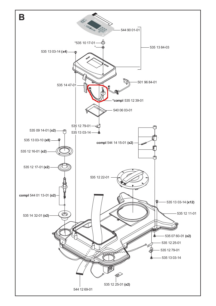 INTERRUPTOR PRINCIPAL 220AC, 230ACX, Solar, 260ACX, 265ACX