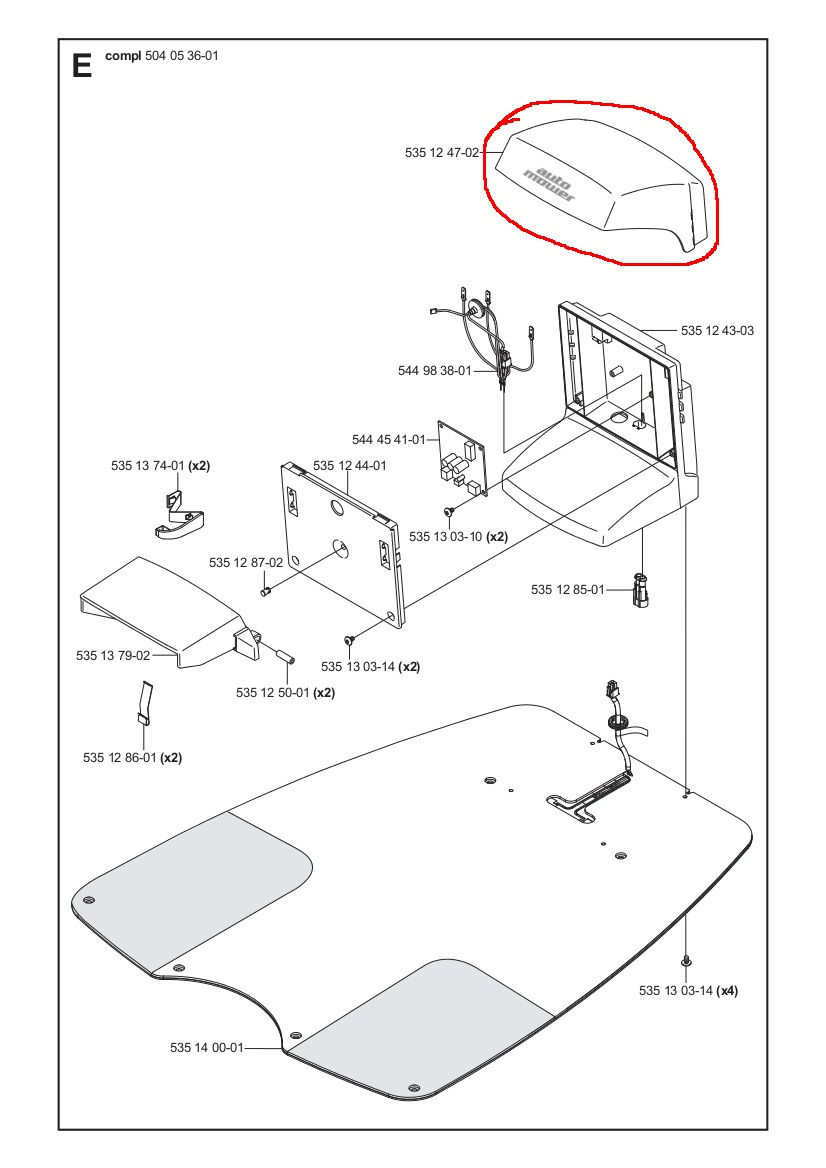 CUBIERTA Estación de carga