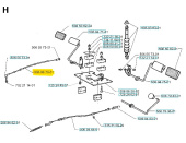 Cable Hidrostato Rider 13, 850HST, 970HST, ProFlex 18, 20, 1200 Cable Hidrostato Rider 13, 850HST, 970HST, ProFlex 18, 20, 1200