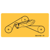 Tensor de correa adhesivo Tensor de correa adhesivo