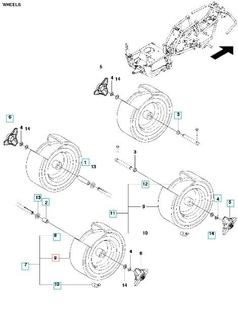 Neumáticos Turf Grip Pro 170/60-8