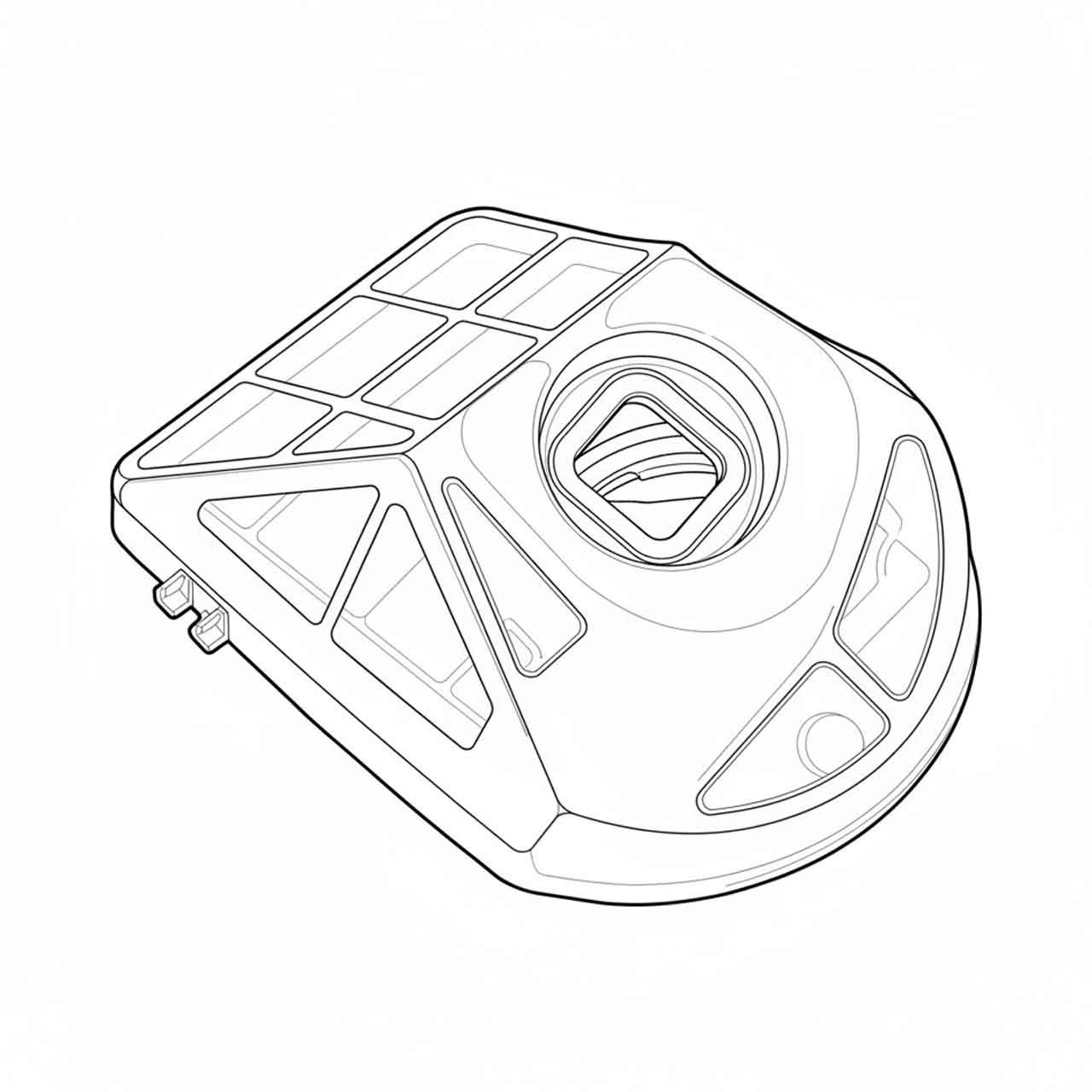 Kit De Conjunto De Filtro De Aire Negro