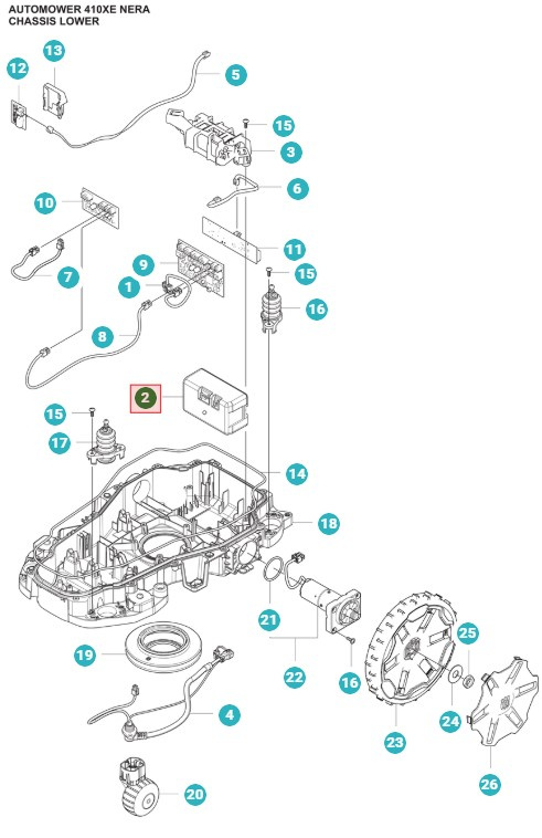 Batería Automower 320 Nera, 430X Nera, 410XE Nera