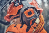 Protector auricular Husqvarna X-SYNC soporte para casco Protector auricular Husqvarna X-SYNC soporte para casco