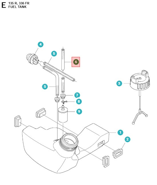 Manguera de combustible 5370523-01