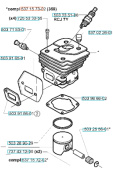 Cilindro 357XP, 359, CS2156, CS2159 Cilindro 357XP, 359, CS2156, CS2159