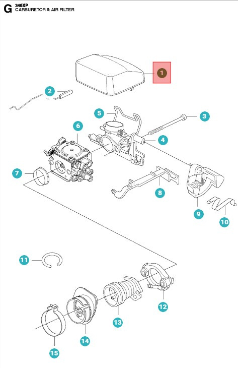 Filtro De Aire 80 My 346XP/353
