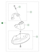 Protector de disco con adaptador, 200 mm Protector de disco con adaptador, 200 mm