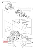 Tapa de embrague Husqvarna 340, 350 Tapa de embrague Husqvarna 340, 350