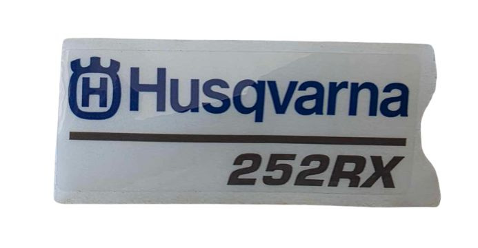 Calcomanía Tapa del cilindro Husqvarna 252RX