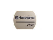 Calcomanía de arranque Husqvarna 343F Calcomanía de arranque Husqvarna 343F