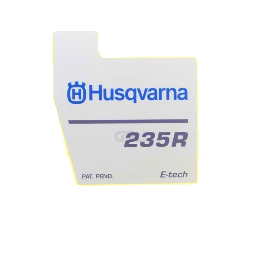 Calcomanía de arranque Husqvarna 235R