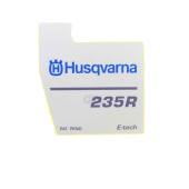 Calcomanía de arranque Husqvarna 235R Calcomanía de arranque Husqvarna 235R