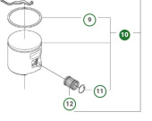 Pistón Kpl 5374013-02 Pistón Kpl 5374013-02