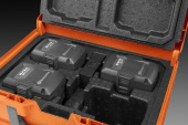 Caja de transporte de baterías Husqvarna - Norma UN3480 Caja de transporte de baterías Husqvarna - Norma UN3480