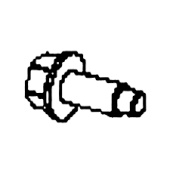 Tornillo de cabeza hexagonal Hcs 3/8-16Unc X Tornillo de cabeza hexagonal Hcs 3/8-16Unc X