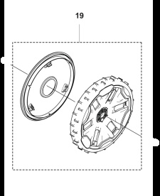 Rueda Automower Nera