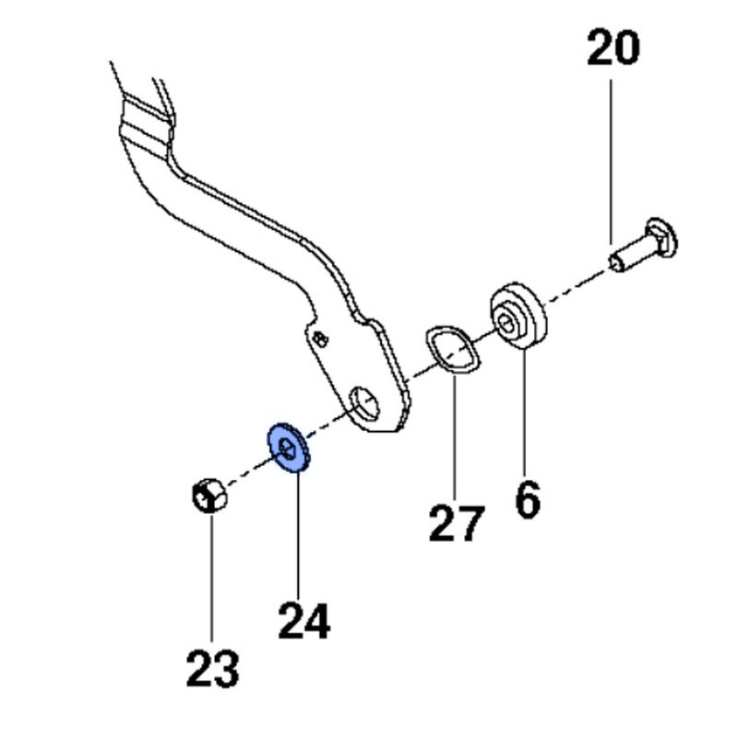 Arandela Resorte, 7/16 5391028-43