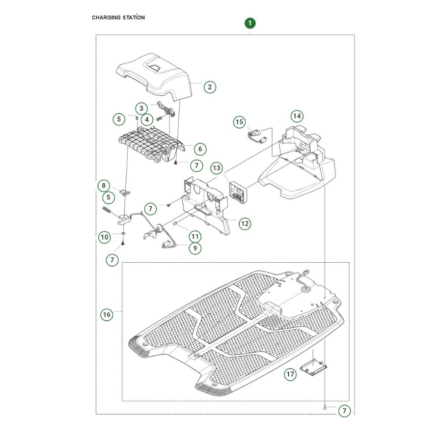 Estación de carga Automower R6V, 308V, 312V