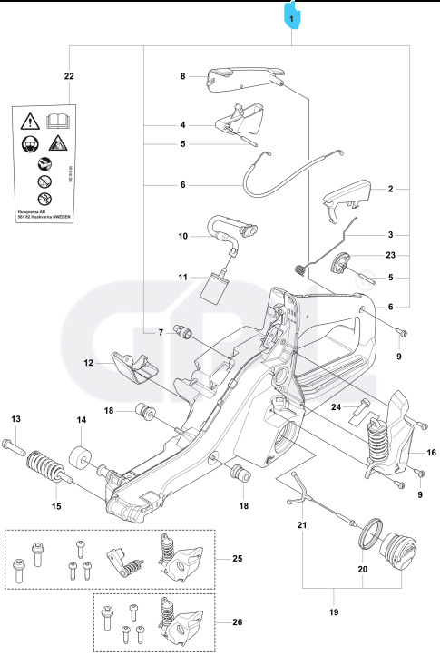 Tanque de combustible 564XPG