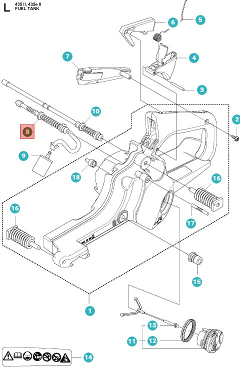 Manguera De Combustible 5441286-04