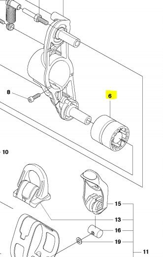 Aislador de vibraciones 5442309-01