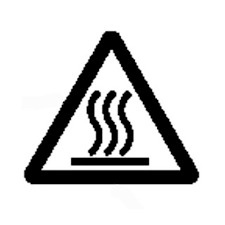 Advertencia de calcomanía