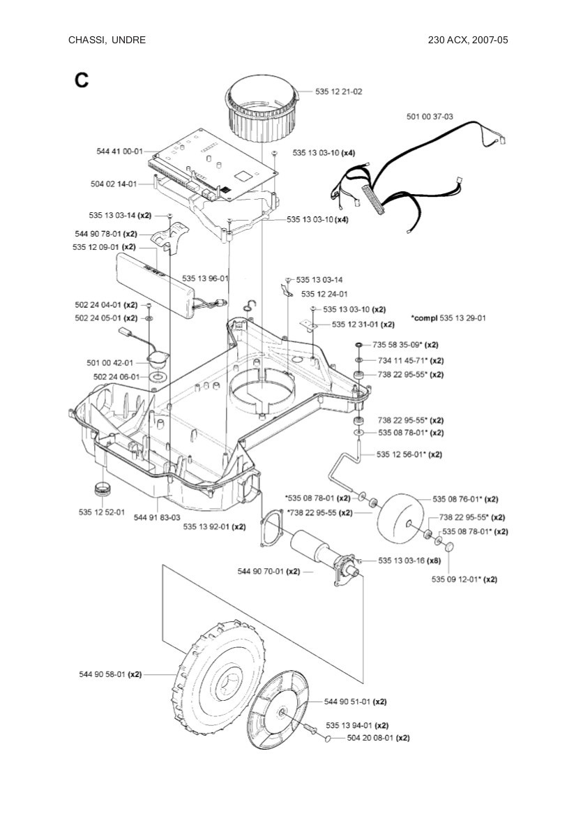 MOTOR ENSAMBLADO 230/260/265 ACX