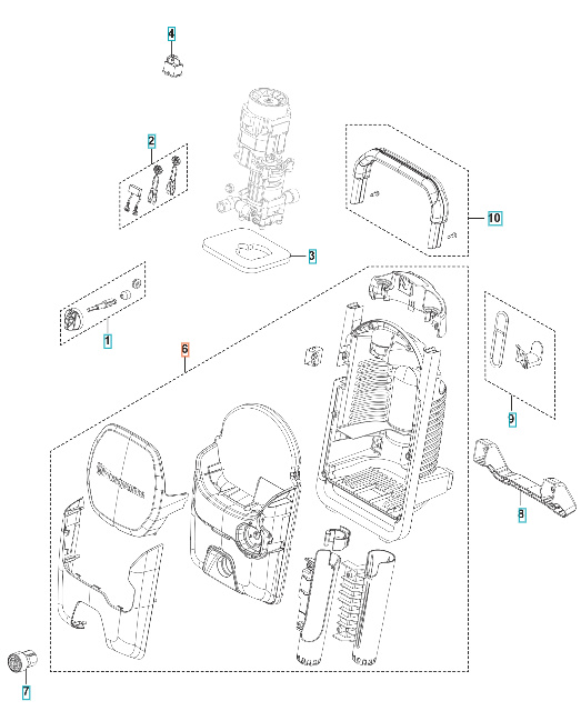 Kit de cubierta, Pw 130 5460902-01