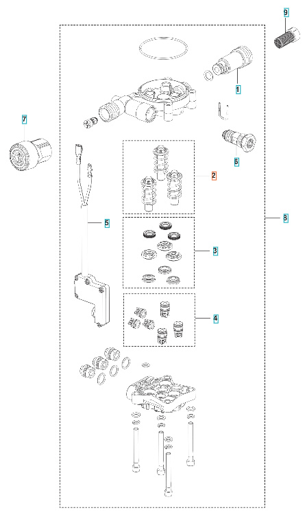 Kit de pistón de bomba 5460912-01