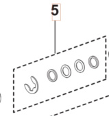 Juntas del sistema adaptador de juntas 5460930-01 Juntas del sistema adaptador de juntas 5460930-01