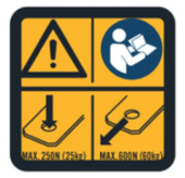 Adhesivo de remolque 600N Adhesivo de remolque 600N