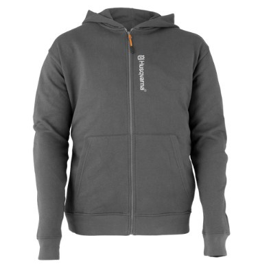 Husqvarna Hoodie Negro / gris oscuro, M