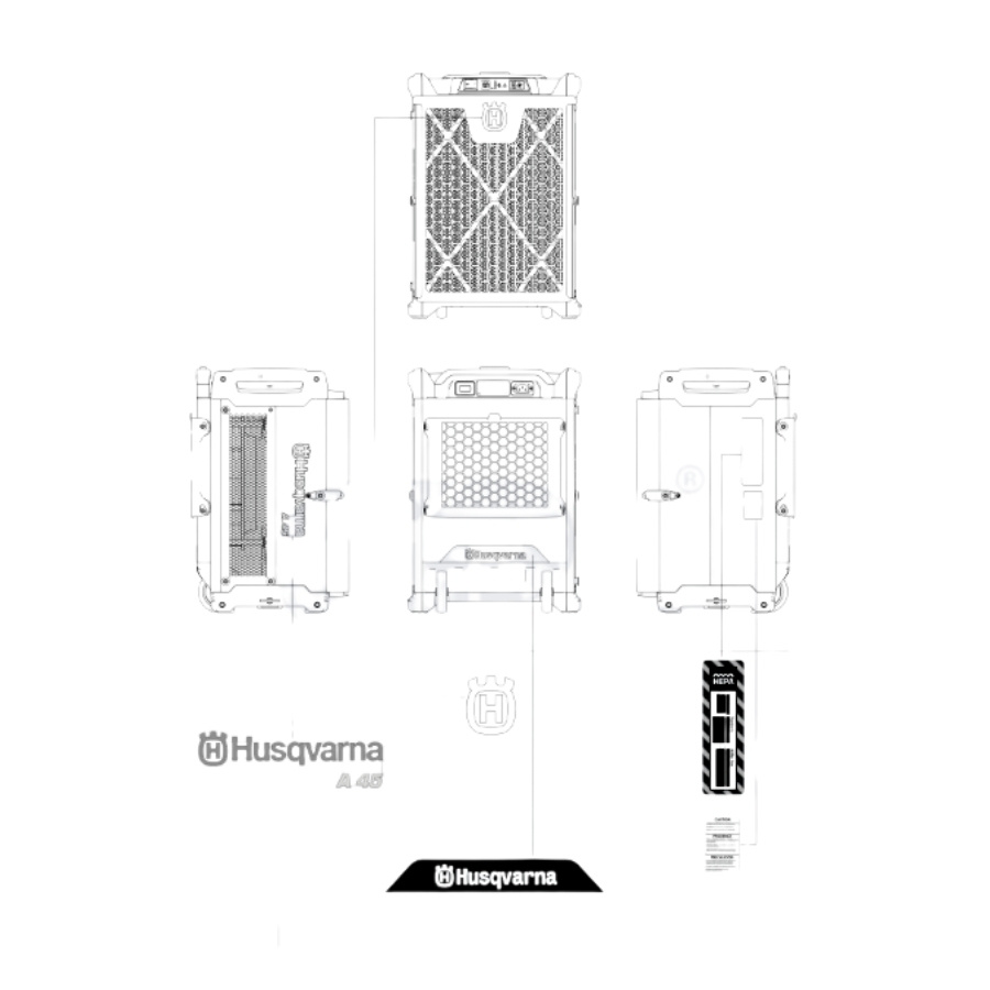Kit de adhesivos A45 EU/ROW