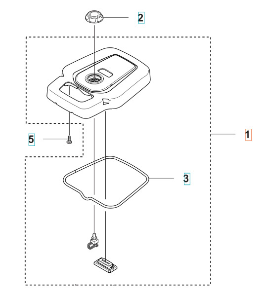 CONJUNTO DE TAPA Automower Nera