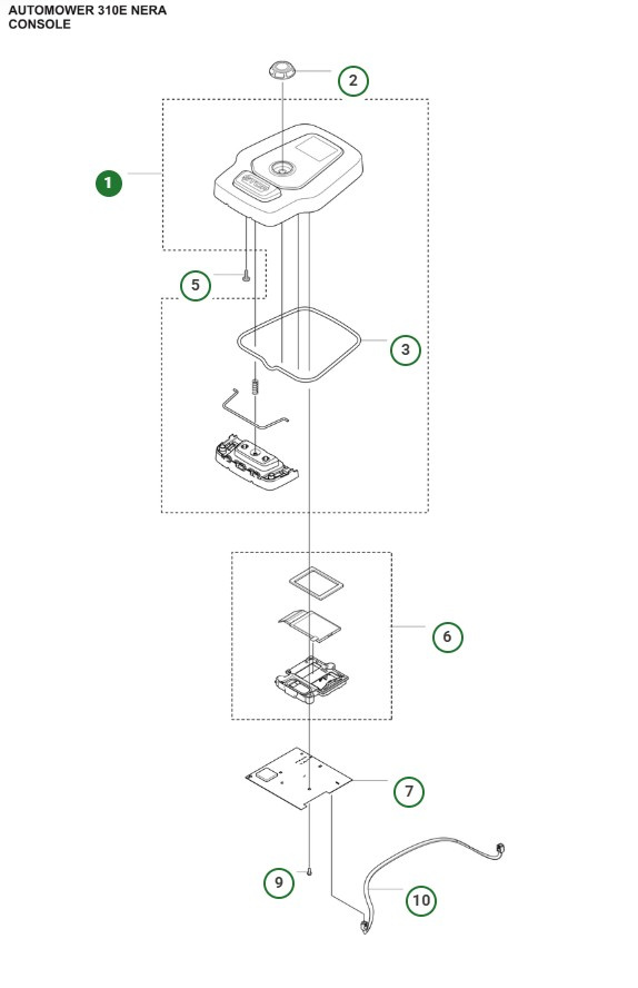 BOTÓN Stop Automower Nera