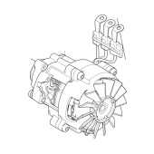 Conjunto de motor eléctrico completo Conjunto de motor eléctrico completo