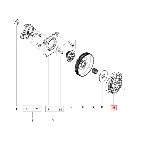 Embrague Husqvarna 120