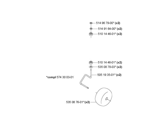 RUEDA complete 260/265ACX