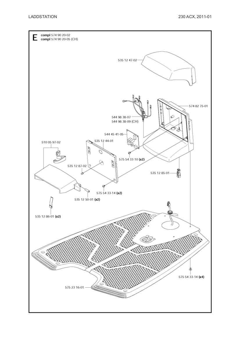 CUERPO Estación de carga